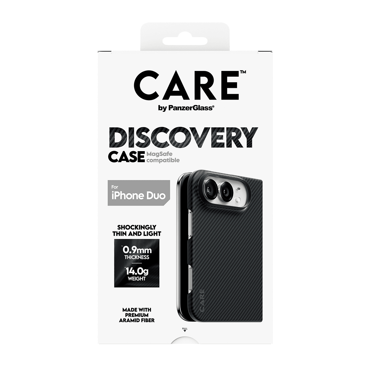 CARE. by Panzer Discovery Case (Ms) - iPhone Duo - Black