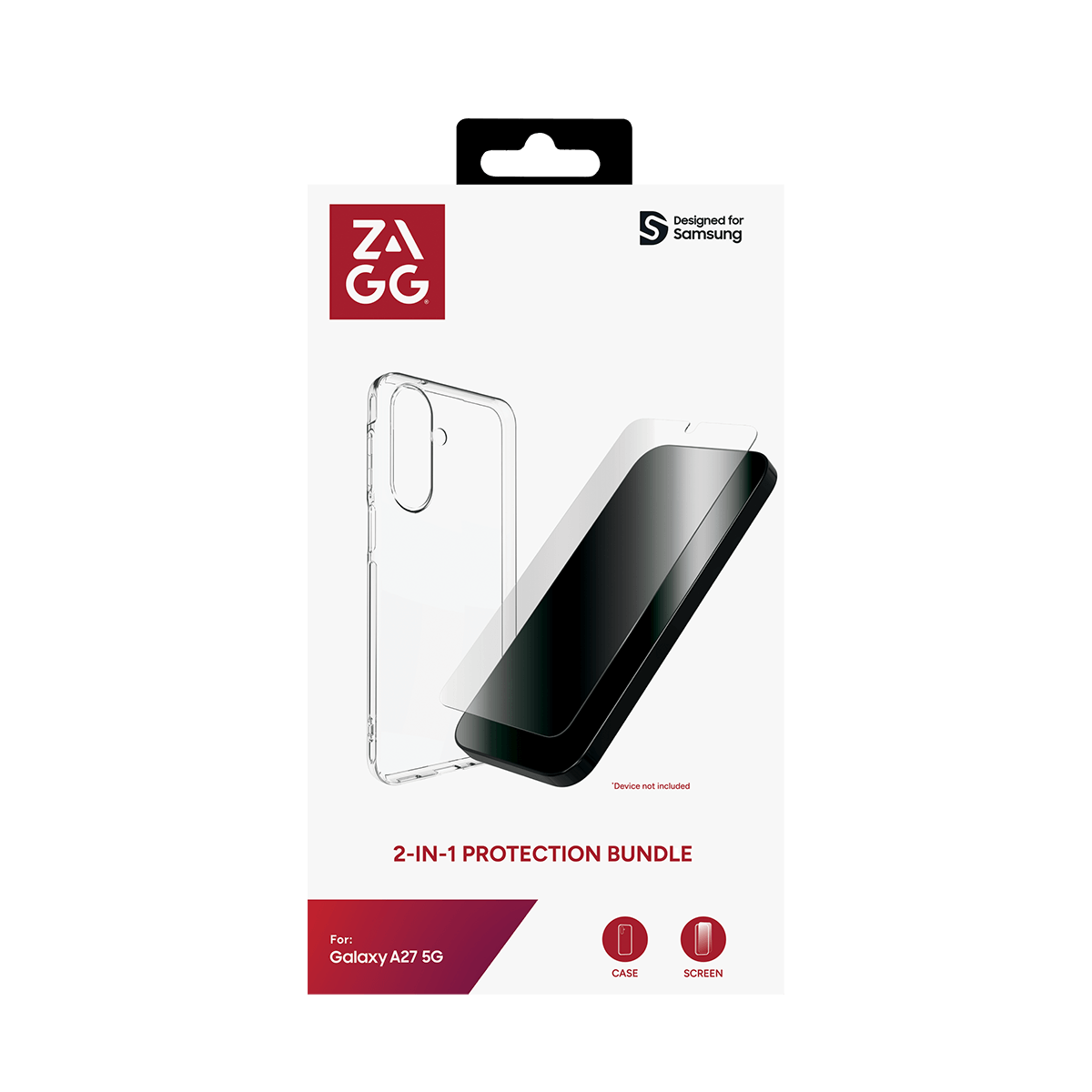 Zagg Case & Screen Protector Bundle - Samsung Galaxy A27