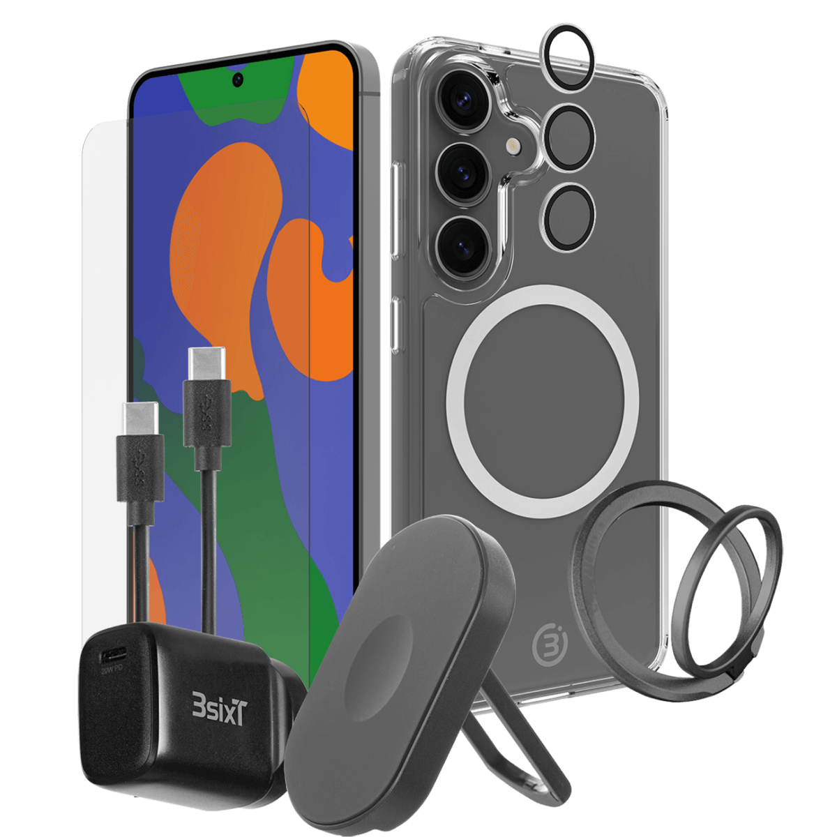 3Sixt Essential Bundle (Pureflex+) - Samsung Galaxy S25
