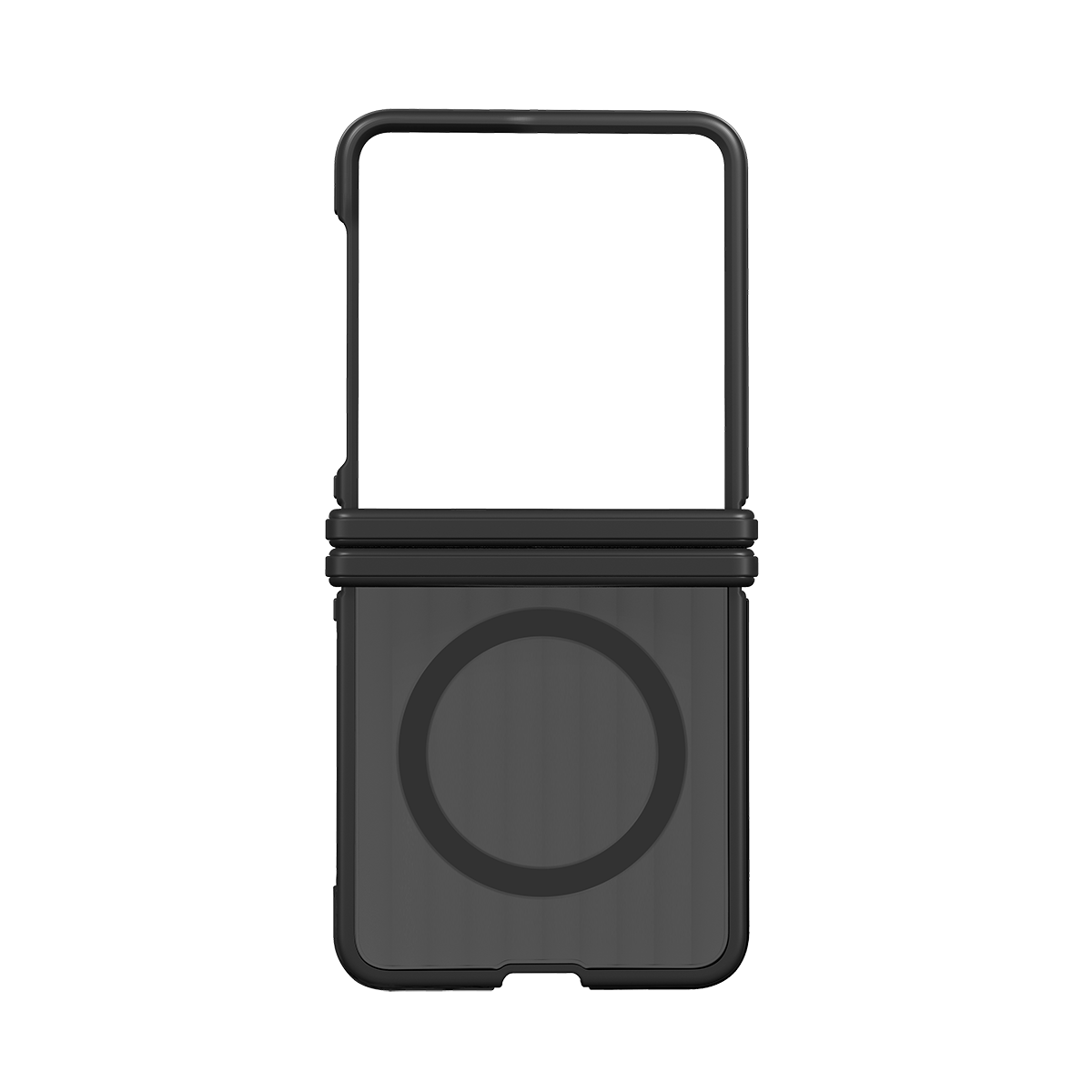 Samsung Flip8 Hybrid Shield Magnet Case - Black
