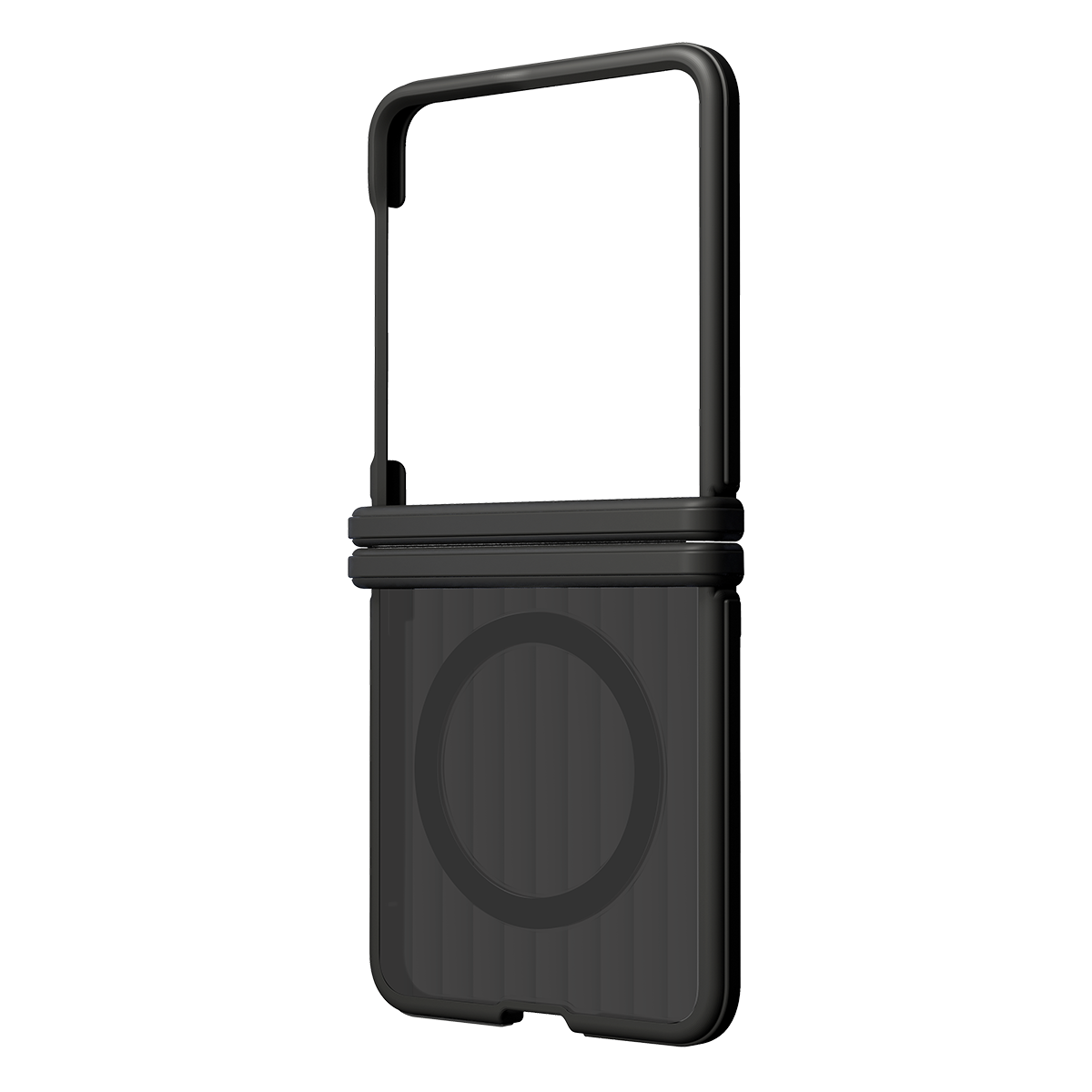 Samsung Flip8 Hybrid Shield Magnet Case - Black