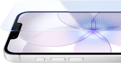 iPhone 17e, front exterior with Ceramic Shield 2, side exterior, white colour, buttons: Action, volume