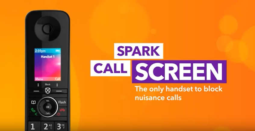 Call Screen Cordless Phone Spark NZ