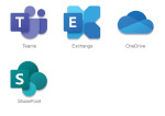 Teams, Exchange, OneDrive and Sharepoint icons