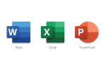 Word, Excel and Powerpoint icons