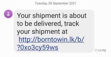Your shipment is about to be delivered, track your shipment.