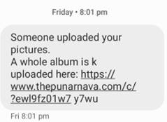Someone uploaded your pictures