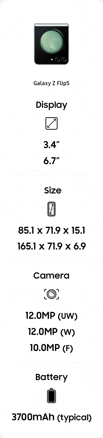 flip5 specifications