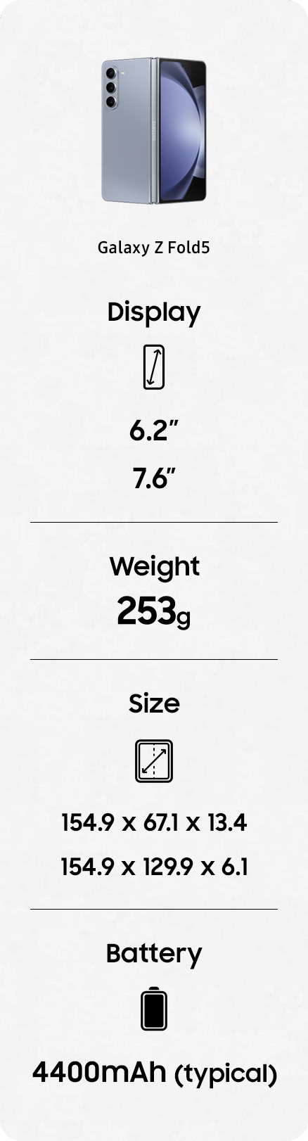 fold5 specifications