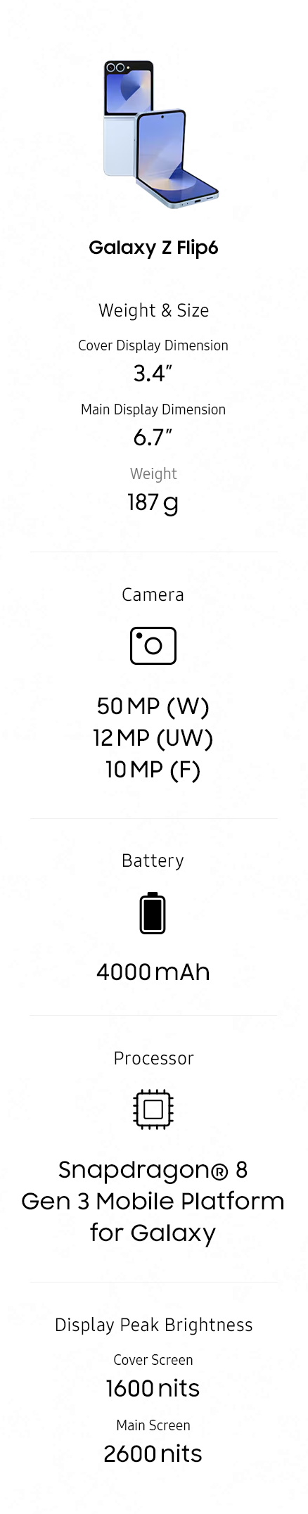 Galaxy flip6