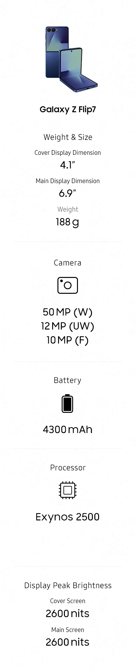 Galaxy flip7