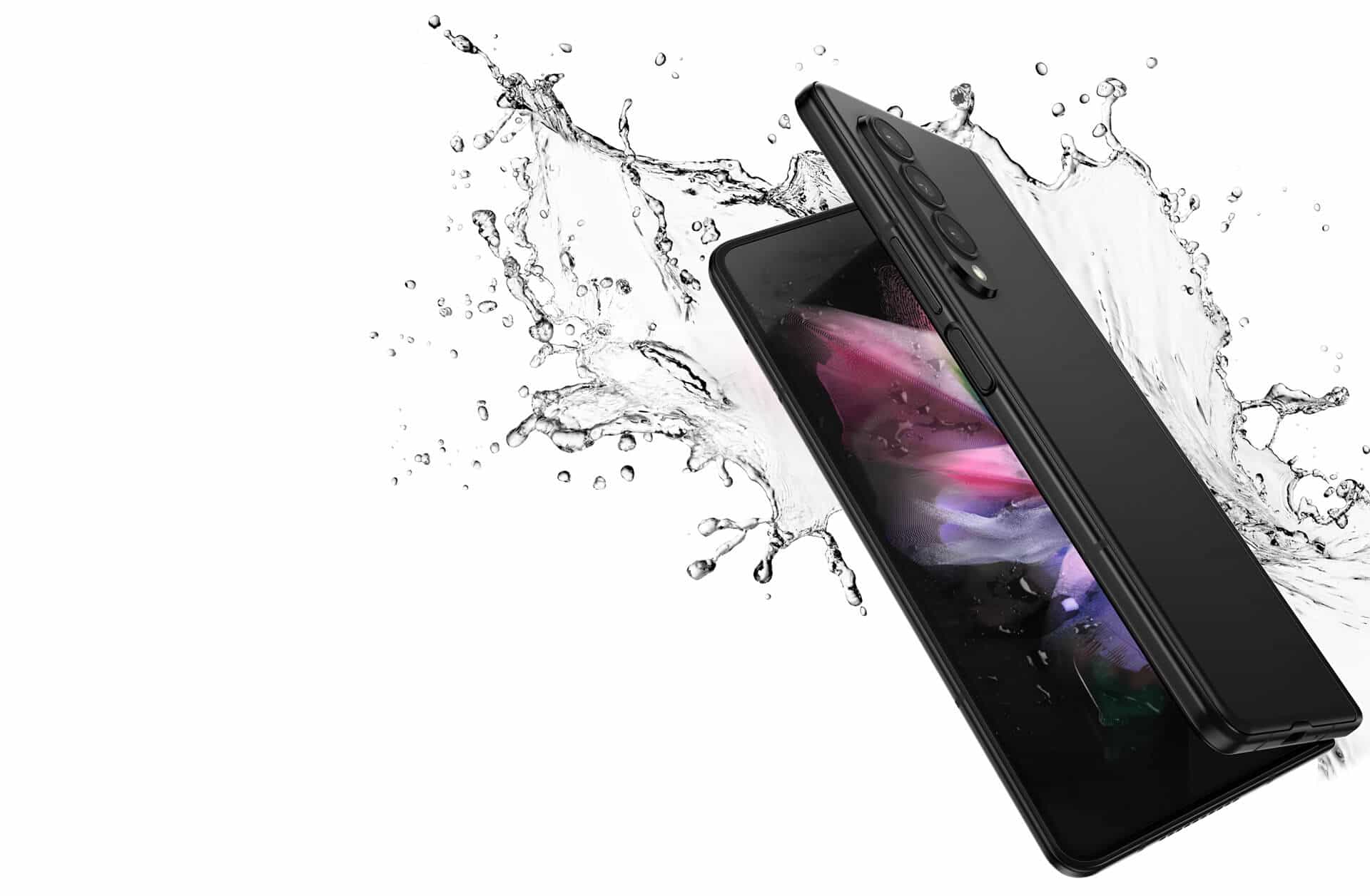 World's first water resistant smartphone, the Galaxy Z Fold 3 makes a splash into advancement.