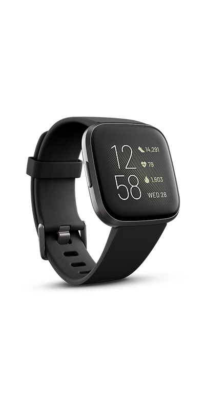 fitbit versa core black
