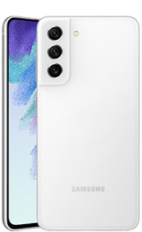 S21 Galaxy FE for Business with 5G in white