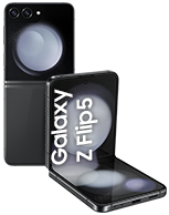 Image of galaxy Z Flip5 Graphite colour