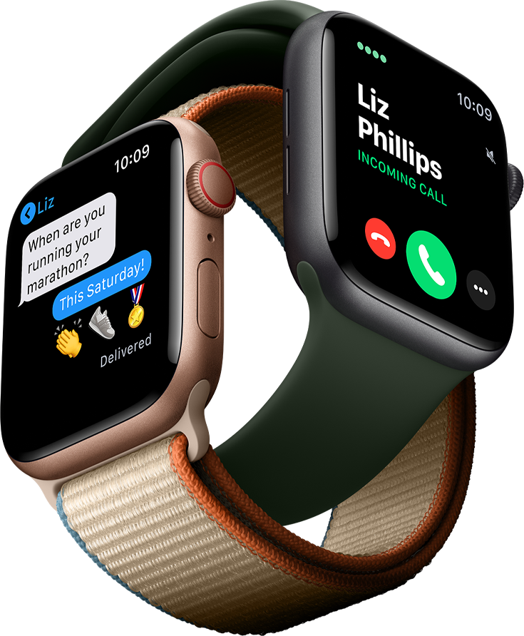 Apple watch series 6, better with a Spark One Number plan. Enabling full LTE functions for GPS, calls and texts, all from the watch.