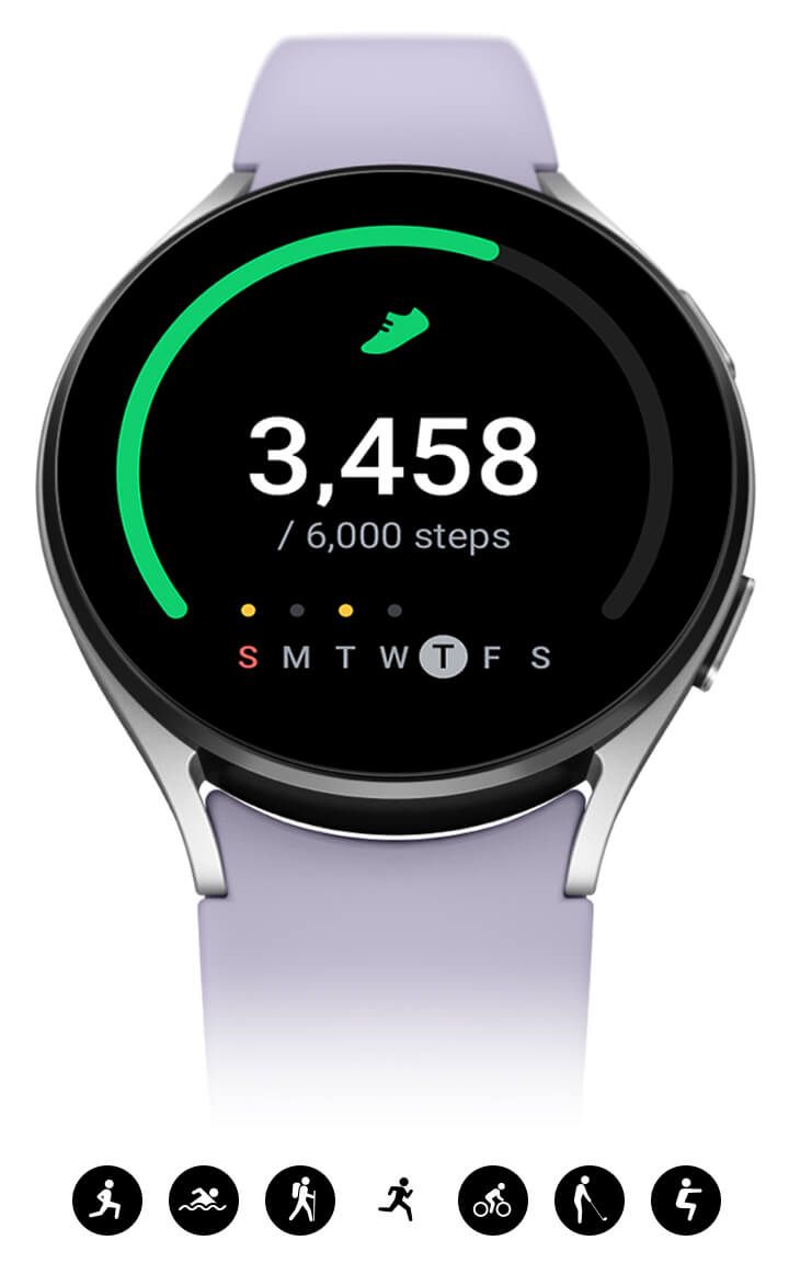 A watch that sales tracks your steps