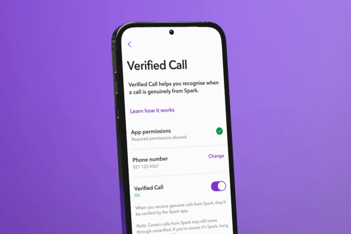Verify Call Button Verified Call | Spark NZ